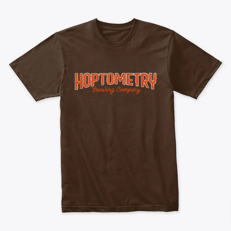 Hoptometry - Brown & Orange Tee